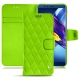 Funda de piel Huawei Honor View 10 - Vert fluo - Couture