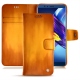 Huawei Honor View 10 leather case - Orange Patine