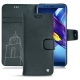 Huawei Honor View 10 leather case - Blu marino