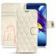 Housse cuir Huawei Honor View 10 - Blanc escumo - Couture