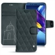 Custodia in pelle Huawei Honor View 10 - Blu marino - Couture
