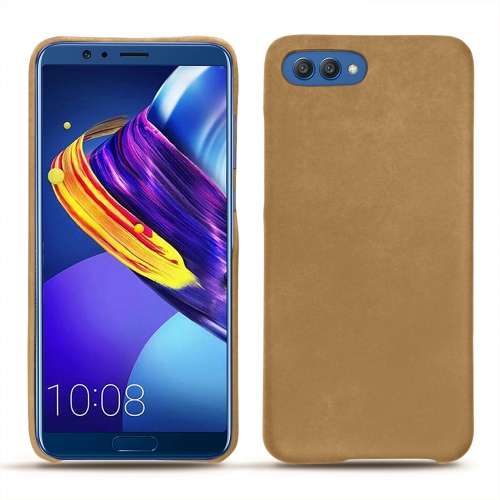 Capa em pele Huawei Honor View 10Sable vintage ( Pantone #9b7340 ) 
