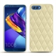 Coque cuir Huawei Honor View 10 - Beige - Couture ( Nappa - Pantone 7502C ) 