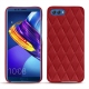 Coque cuir Huawei Honor View 10 - Rouge - Couture ( Nappa - Pantone 199C ) 