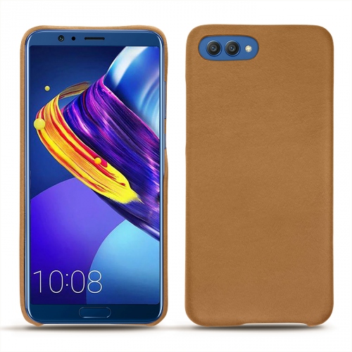 Huawei Honor View 10 leather caseCastan esparciate ( Pantone #824F2A )