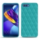 Huawei Honor View 10 leather cover - Bleu fluo - Couture