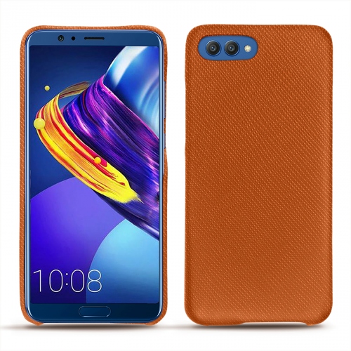 Funda de piel Huawei Honor View 10Orange vibrant ( Pantone #e36b39 ) 