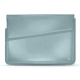 Funda de piel para ordenador portatil 17' - Griffe 1 - Bleu ciel ( Nappa - Pantone 277C ) 