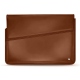Funda de piel para ordenador portatil 17' - Griffe 1 - Marron ( Nappa - Pantone 1615C ) 