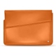 Housse cuir pour ordinateur portable 17' - Griffe 1 - Orange ( Nappa - Pantone 1495U ) 