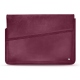Funda de piel para ordenador portatil 17' - Griffe 1 - Prune vintage ( Pantone 512C ) 