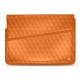 ノートPC、17インチ用レザーケース - Griffe 1 - Orange - Couture ( Nappa - Pantone 1495U ) 