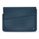Capa em pele para computador portátil 17' - Griffe 1 - Indigo - Couture ( Pantone 303U ) 