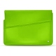Housse cuir pour ordinateur portable 17' - Griffe 1 - Vert fluo