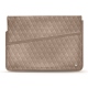 Housse cuir pour ordinateur portable 17' - Griffe 1 - Taupe vintage - Couture