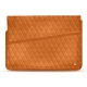 ノートPC、17インチ用レザーケース - Griffe 1 - Mandarine vintage - Couture