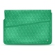 Funda de piel para ordenador portatil 17' - Griffe 1 - Menthe vintage - Couture
