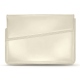 Notebook-Lederschutzhülle 17' - Griffe 1 - Blanc PU