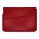 Notebook-Lederschutzhülle 17' - Griffe 1 - Rouge PU