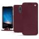 Custodia in pelle Huawei Mate 10 Lite - Lie de vin ( Pantone 5115C ) 