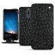Custodia in pelle Huawei Mate 10 Lite - Autruche nero