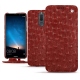 Custodia in pelle Huawei Mate 10 Lite - Autruche ciliegia
