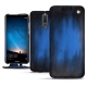 Capa em pele Huawei Mate 10 Lite - Bleu Patine