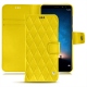 가죽 커버 Huawei Mate 10 Lite - Jaune fluo - Couture