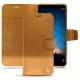 Huawei Mate 10 Lite leather case - Or Maïa ( Pantone 871C ) 