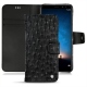 Lederschutzhülle Huawei Mate 10 Lite - Autruche nero