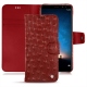 Capa em pele Huawei Mate 10 Lite - Autruche ciliegia