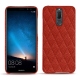 Custodia in pelle Huawei Mate 10 Lite - Papaye - Couture ( Pantone 180C ) 