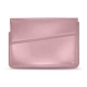Notebook-Lederschutzhülle 15' - Griffe 1 - Rose ( Nappa - Pantone 2365C ) 