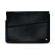Notebook-Lederschutzhülle 15' - Griffe 1 - Dark vintage ( Roughtcut - Black#5256 ) 