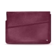 ノートPC、15インチ用レザーケース - Griffe 1 - Prune vintage ( Pantone 512C ) 