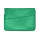 ノートPC、15インチ用レザーケース - Griffe 1 - Menthe vintage ( Pantone 562C ) 