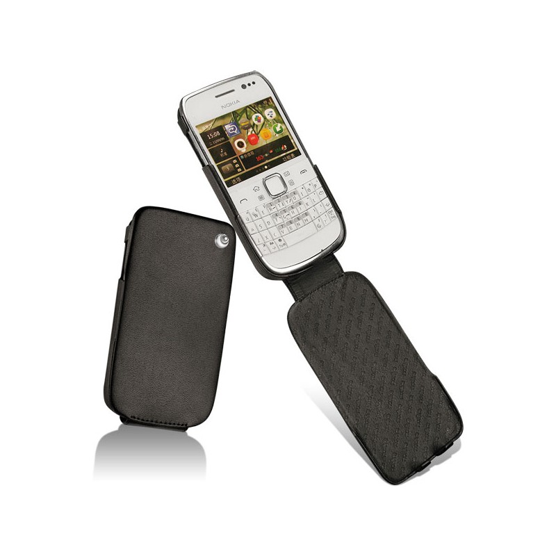 Lederschutzhülle Nokia E6-00  - Noir ( Nappa - Black ) 