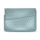 Custodia in pelle per computer portatile 15' - Griffe 1 - Bleu ciel - Couture ( Nappa - Pantone 277C ) 