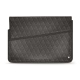 15 인치 휴대용 퍼스널 컴퓨터를위한 가죽 케이스 - Griffe 1 - Anthracite - Couture ( Pantone 424C ) 