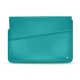 ノートPC、15インチ用レザーケース - Griffe 1 - Bleu fluo