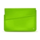 ノートPC、15インチ用レザーケース - Griffe 1 - Vert fluo