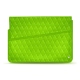 Custodia in pelle per computer portatile 15' - Griffe 1 - Vert fluo - Couture
