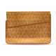 Leather sleeve for 15' laptop - Griffe 1 - Or Maïa - Couture