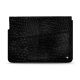 ノートPC、15インチ用レザーケース - Griffe 1 - Autruche nero
