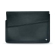 Leather sleeve for 15' laptop - Griffe 1 - Blu marino