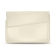 ノートPC、15インチ用レザーケース - Griffe 1 - Blanc PU