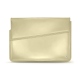 Leather sleeve for 13' laptop - Griffe 1 - Beige ( Nappa - Pantone 7502C ) 