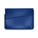 Funda de piel para ordenador portatil 13' - Griffe 1 - Bleu océan ( Nappa - Pantone 293C ) 