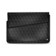 Capa em pele para computador portátil 13' - Griffe 1 - Noir - Couture ( Nappa - Black ) 