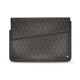 Custodia in pelle per computer portatile 13' - Griffe 1 - Anthracite - Couture ( Pantone 424C ) 